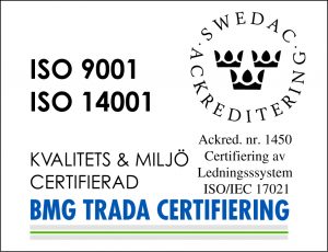 ISO 9001 och ISO 14001 kvalitet och miljö